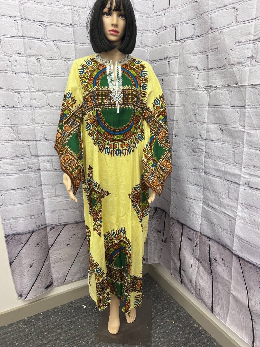 Vintage Polynesian Inspired Summer Kaftan